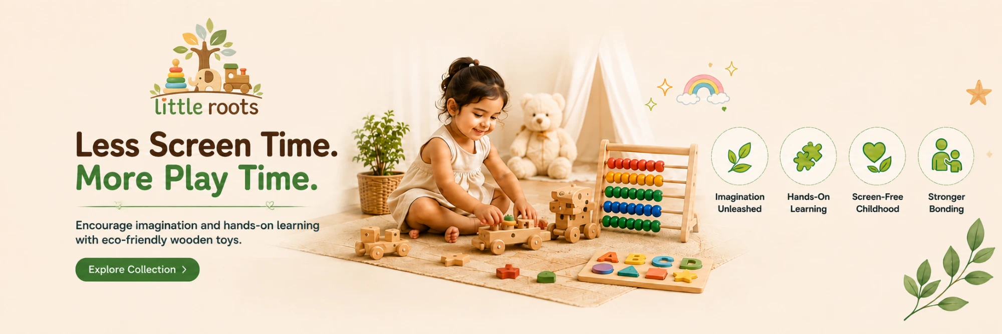 Less Screen Time. More Play Time.