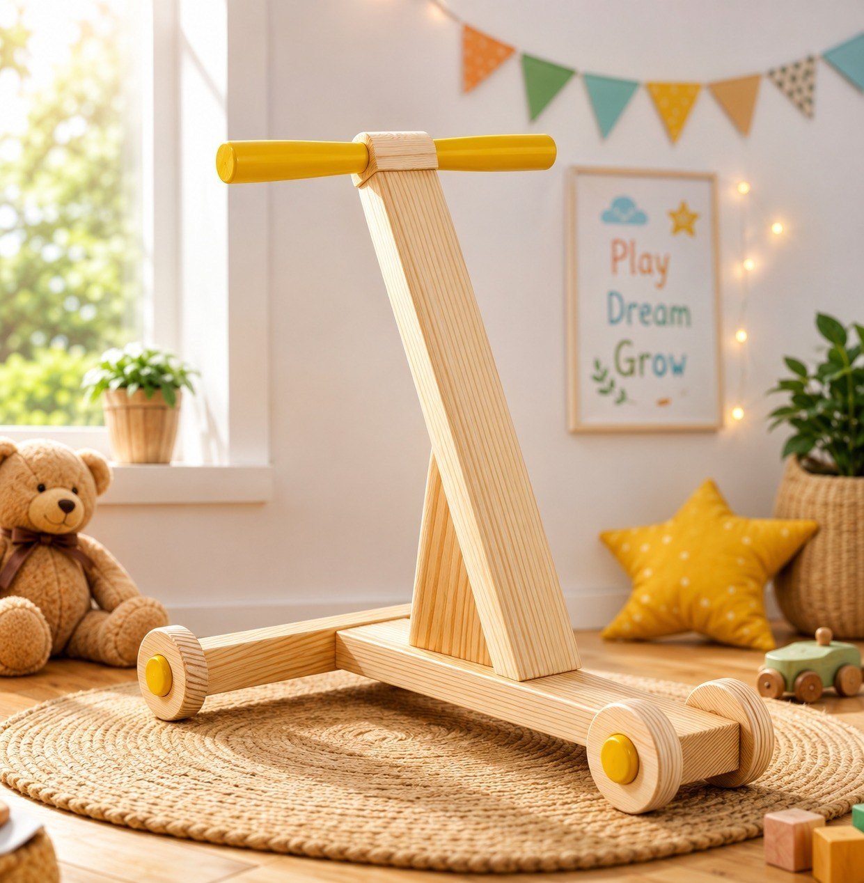 Handcrafted wooden toy